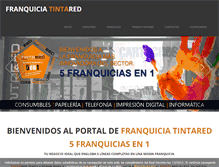 Tablet Screenshot of franquiciatintared.com